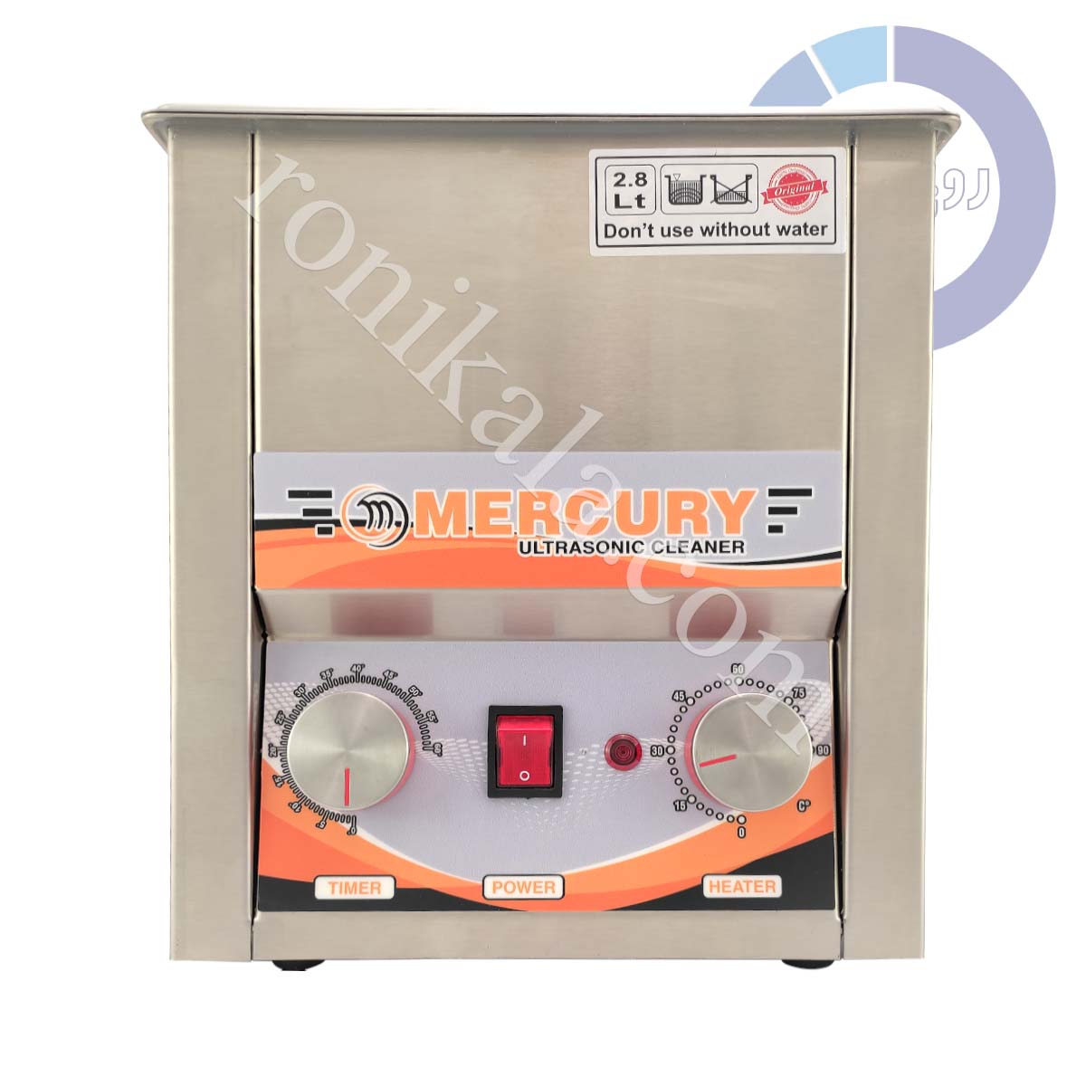 11005005-1 شوینده التراسونیک 2/8 لیتری MERCURY
