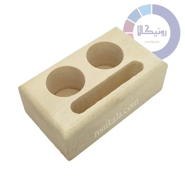جای تیزاب و سنگ محک چوبی