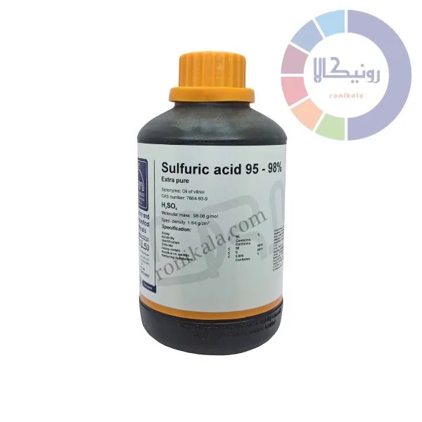 جوهر گوگرد ( Sulfuric Acid ) 1 لیتری مجللی