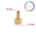 شلنگ خور کپسول گاز برنجی 16/5 میلی متر